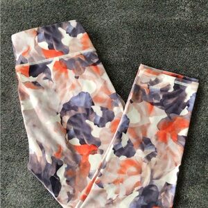 Fabletics Multicolor Abstract Leggings